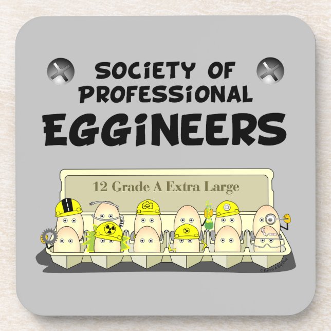 Professional Eggineers Coaster (Front)