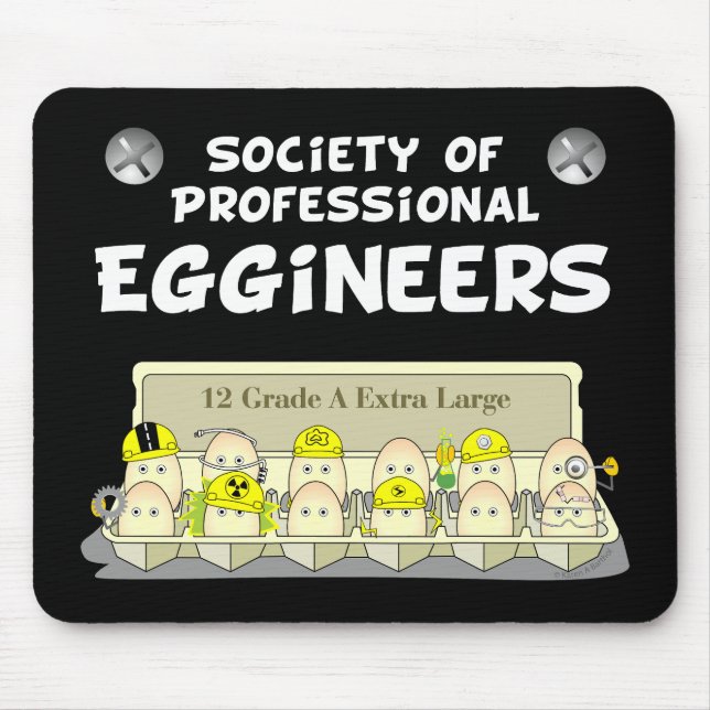 Professional Eggineers Mouse Mat (Front)