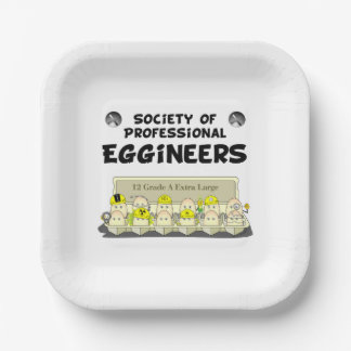 Professional Eggineers Paper Plate