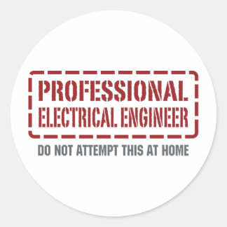 Professional Electrical Engineer Classic Round Sticker