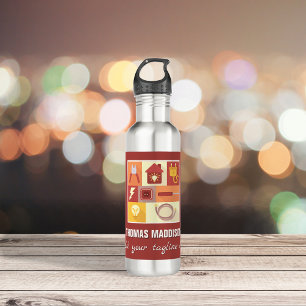 Professional Electrician Iconic Business Branding 710 Ml Water Bottle