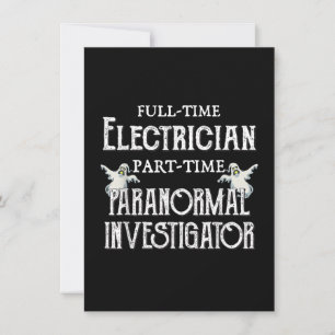 Professional Electrician Part-Time Paranormal Gift Card