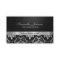 Professional Elegant Black and Silver Damask