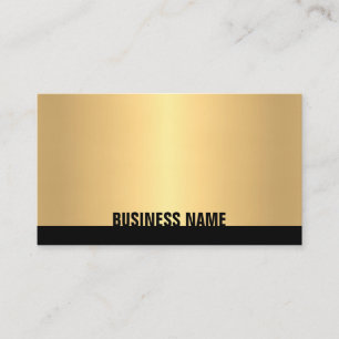 Professional Elegant Black Gold Modern Creative Business Card