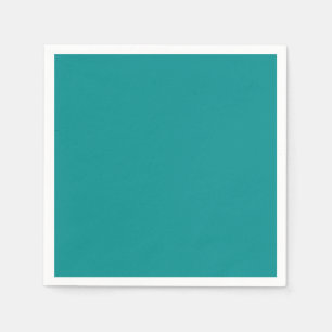 Professional elegant blue green solid colour napkin