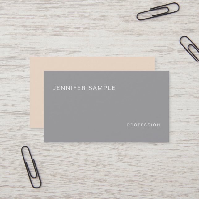 Professional Elegant Colours Modern Stylish Design Business Card (Front/Back In Situ)