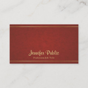 Professional Elegant Design Pearl Finished Luxury Business Card
