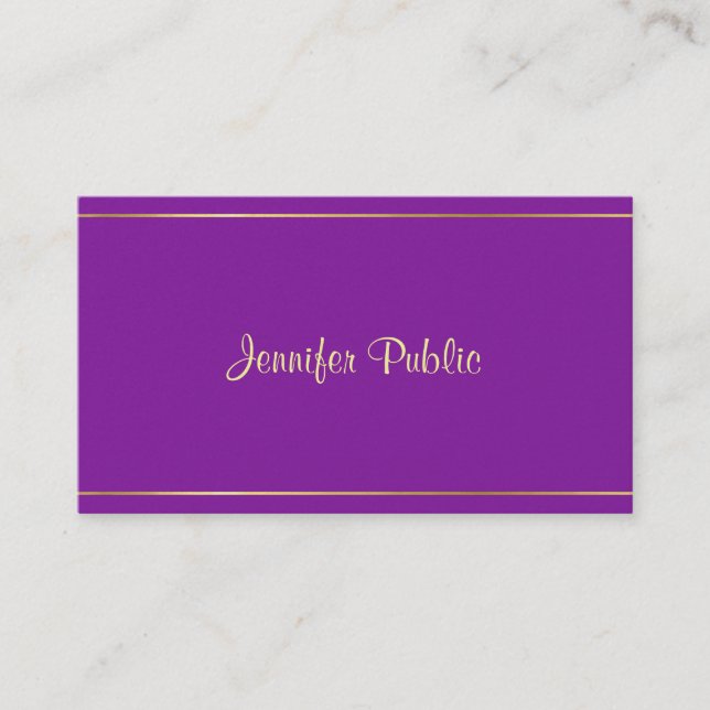 Professional Elegant Design Premium Pearl Luxury Business Card (Front)