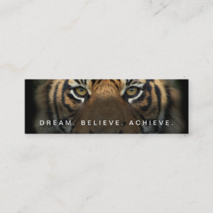 Professional Elegant Fitness Trainer Pearl Finish Mini Business Card