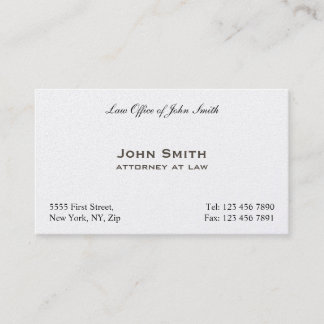 Professional Elegant Gold Attorney Law Office Business Card