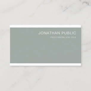 Professional Elegant Green Clean Design Luxury Business Card