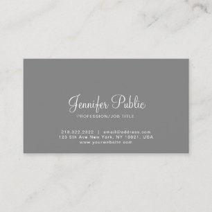 Professional Elegant Harmonic Colors Smart Plain Business Card