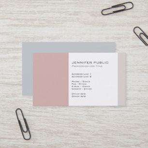 Professional Elegant Harmonic Vintage Colours Business Card