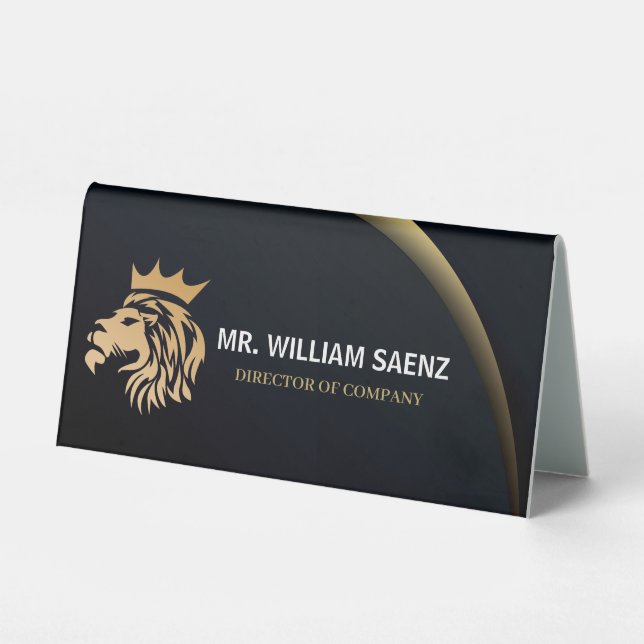  Professional Elegant Lion Logo  (Front)