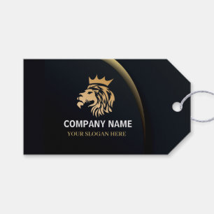 Professional Elegant Lion Logo Gift Tags