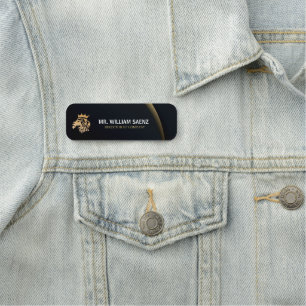  Professional Elegant Lion Logo  Name Tag