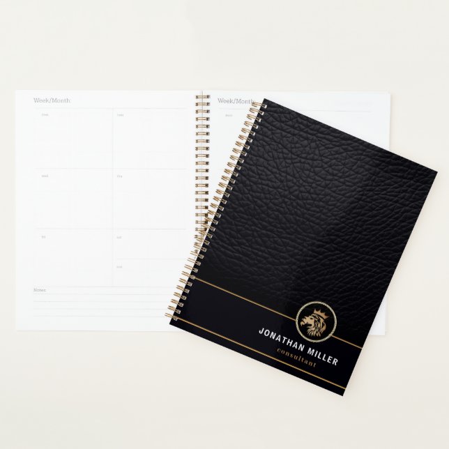  Professional Elegant Lion Logo  Planner (Display)