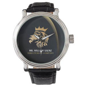 Professional Elegant Lion Logo Watch