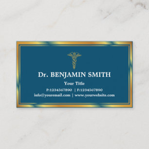 Professional Elegant Medical Care Appointment Card