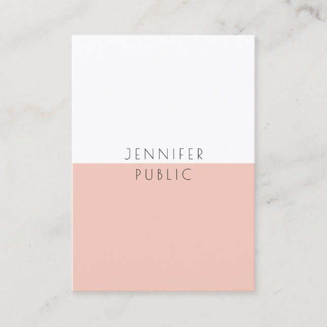 Professional Elegant Minimalist Modern Simple Business Card (Front)