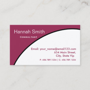 Professional Elegant Modern Consultant Business Card