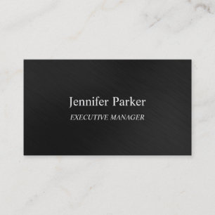 Professional Elegant Modern Grey Stylish Business Card