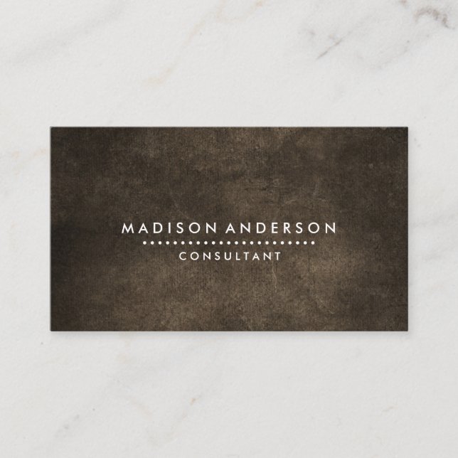 Professional Elegant Modern Mini Business Card (Front)