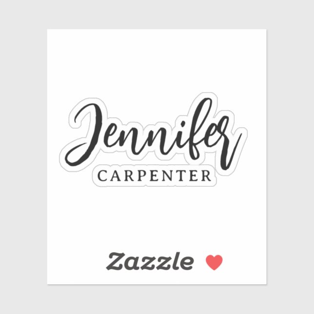 Professional elegant modern minimalist add name (Sheet)