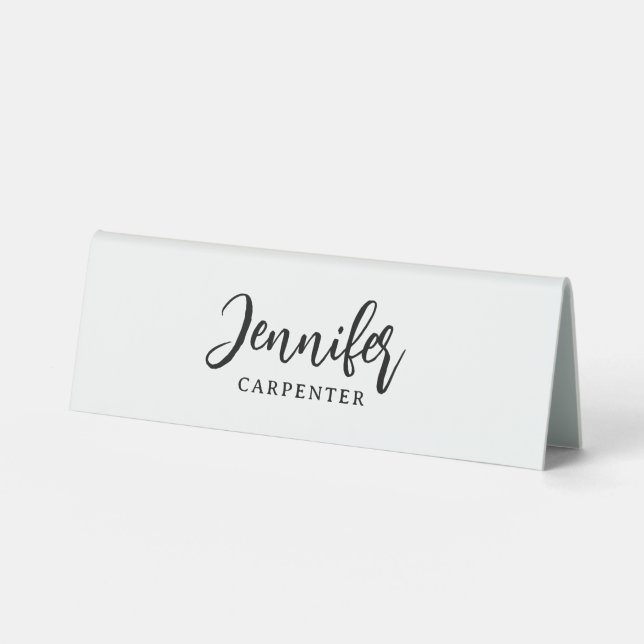 Professional elegant modern minimalist add name (Front)