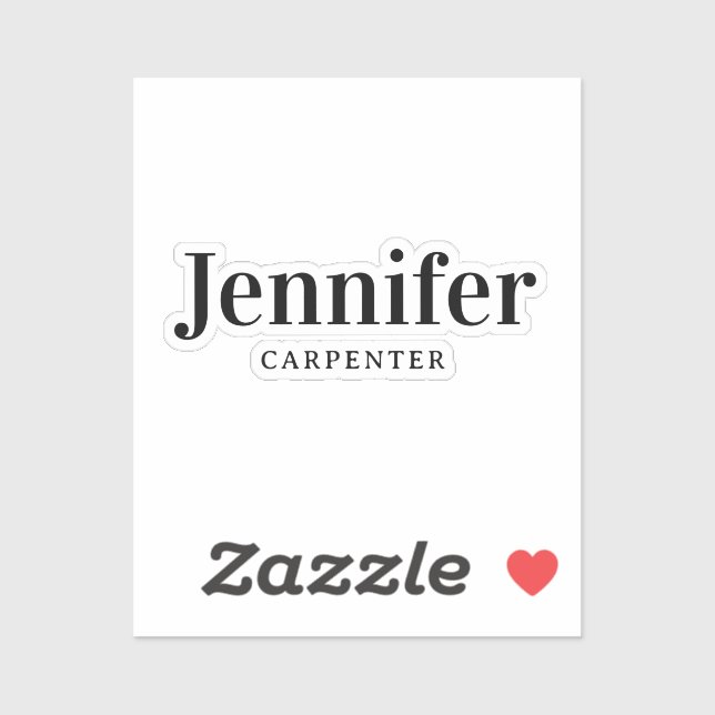 Professional elegant modern minimalist add name (Sheet)