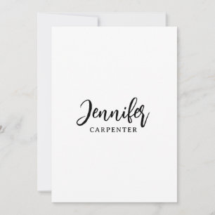 Professional elegant modern minimalist add name