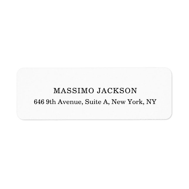 Professional elegant modern minimalist add name (Front)