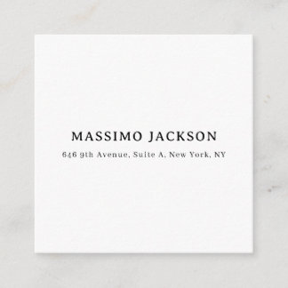 Professional elegant modern minimalist add name enclosure card