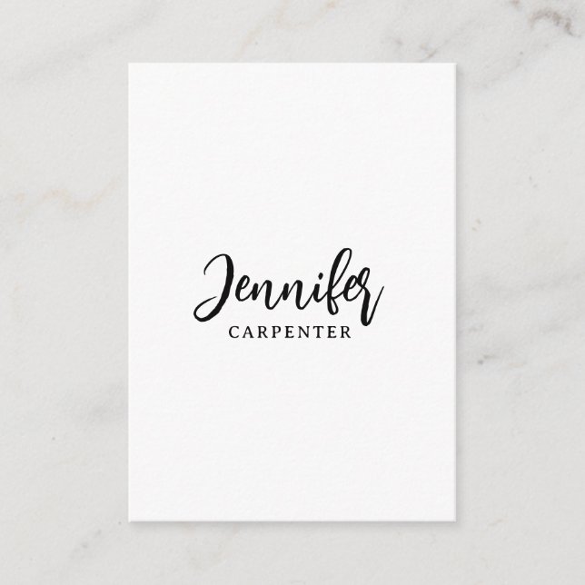 Professional elegant modern minimalist add name enclosure card (Front)