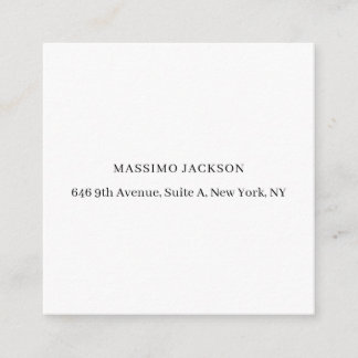 Professional elegant modern minimalist add name enclosure card