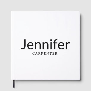 Professional elegant modern minimalist add name guest book