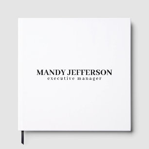 Professional elegant modern minimalist add name guest book
