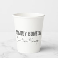 Professional elegant modern minimalist add name