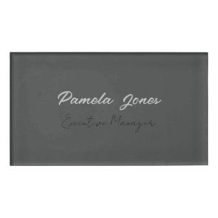 Professional elegant modern minimalist add name tag