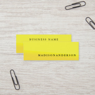 Professional Elegant Modern Minimalist Customised Mini Business Card