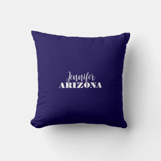 Professional elegant modern minimalist dark blue cushion