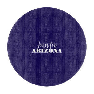 Professional elegant modern minimalist dark blue cutting board