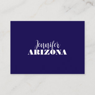 Professional elegant modern minimalist dark blue enclosure card