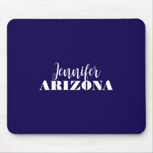 Professional elegant modern minimalist dark blue mouse mat