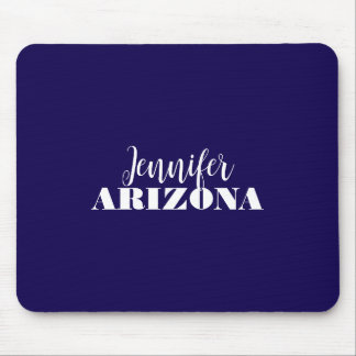 Professional elegant modern minimalist dark blue mouse mat