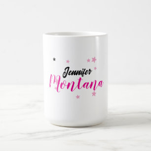 Professional elegant modern minimalist name coffee mug
