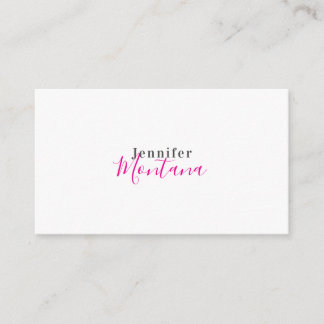 Professional elegant modern minimalist name enclosure card