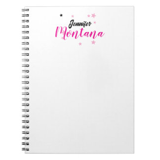 Professional elegant modern minimalist name notebook