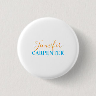 Professional elegant modern minimalist plain 3 cm round badge