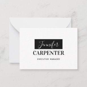 Professional elegant modern minimalist plain  card